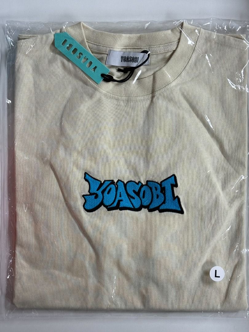 【YOASOBI官方正版週邊】Graffiti Logo Tee (Natural) 自然色短T (M號/L號) 全新未拆