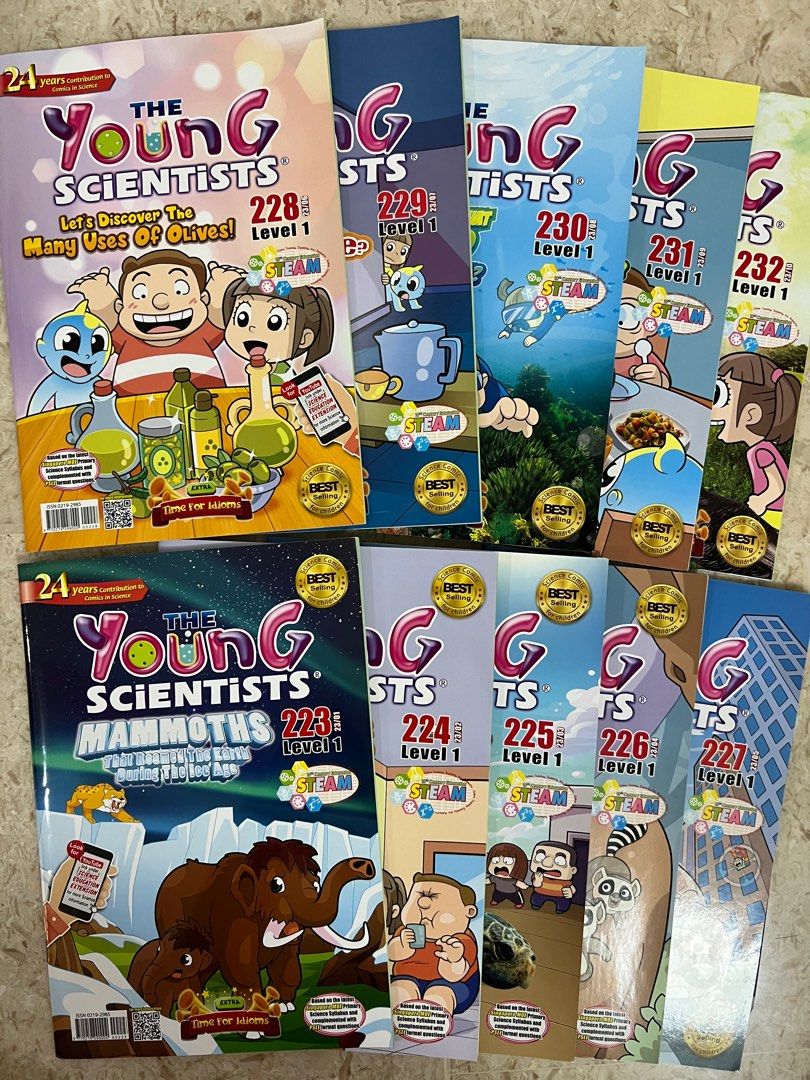 最新作 シンガポール雑誌 young scientists level 1 10冊 絵本・児童書 