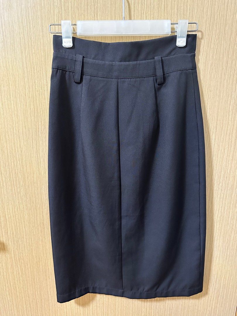 Elastic waist deals work skirt