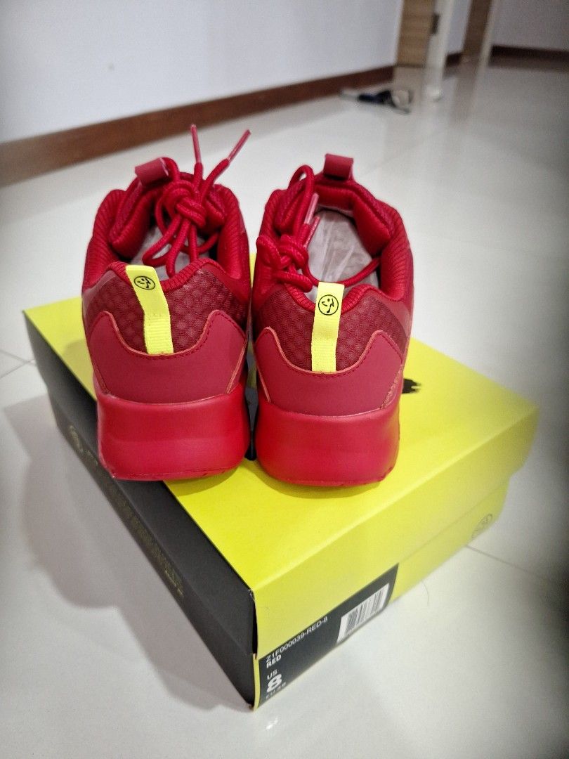 Red zumba clearance shoes