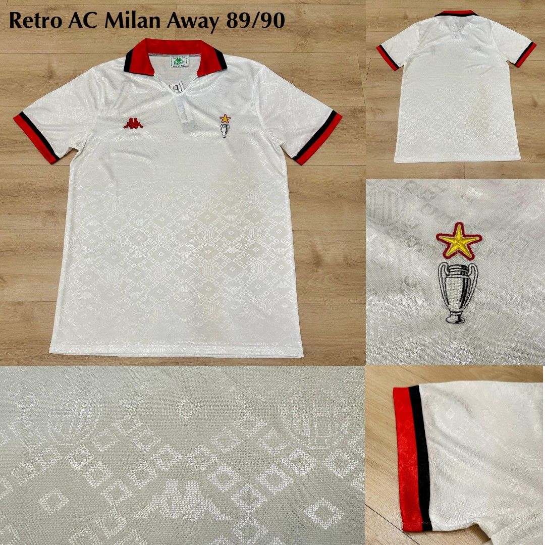 AC Milan vintage jersey Men s Fashion Tops Sets Tshirts