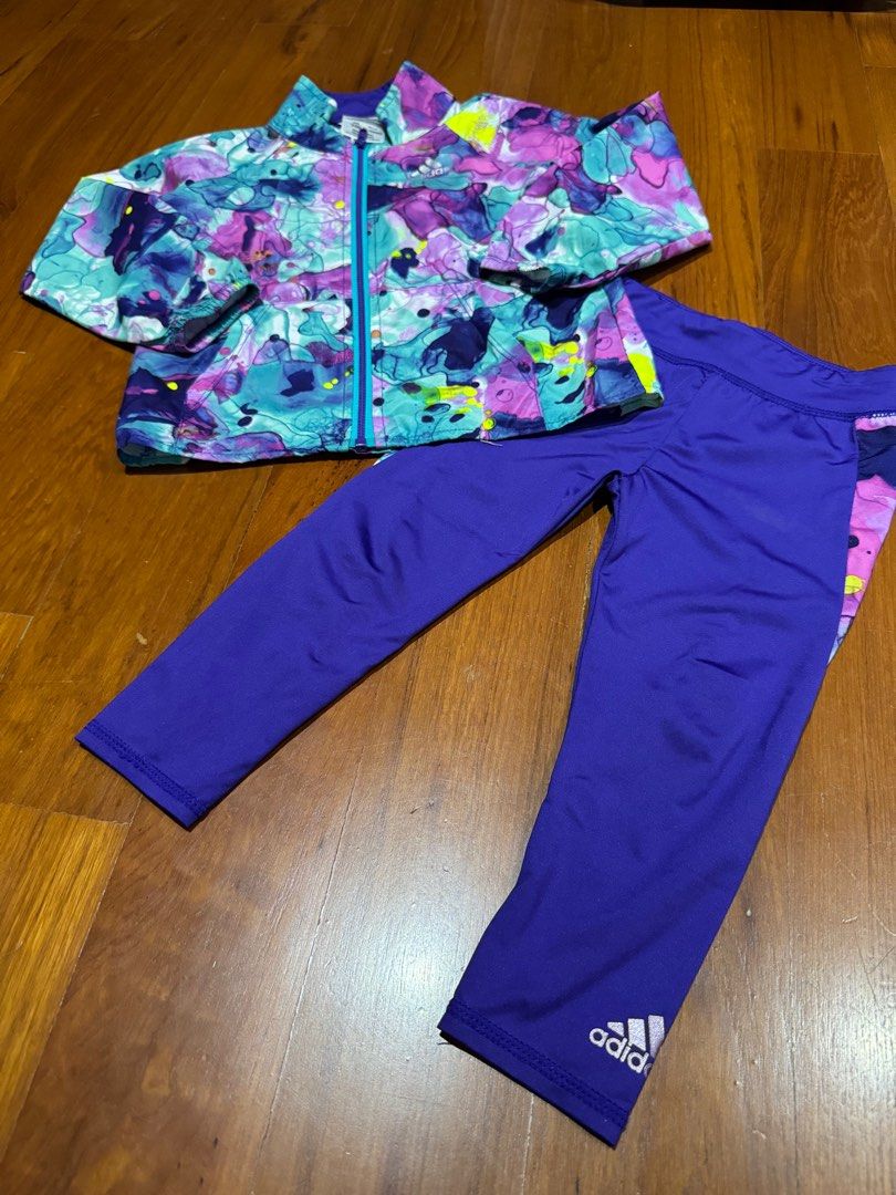 Adidas Baby Girl Sporty Wear Jacket Tights