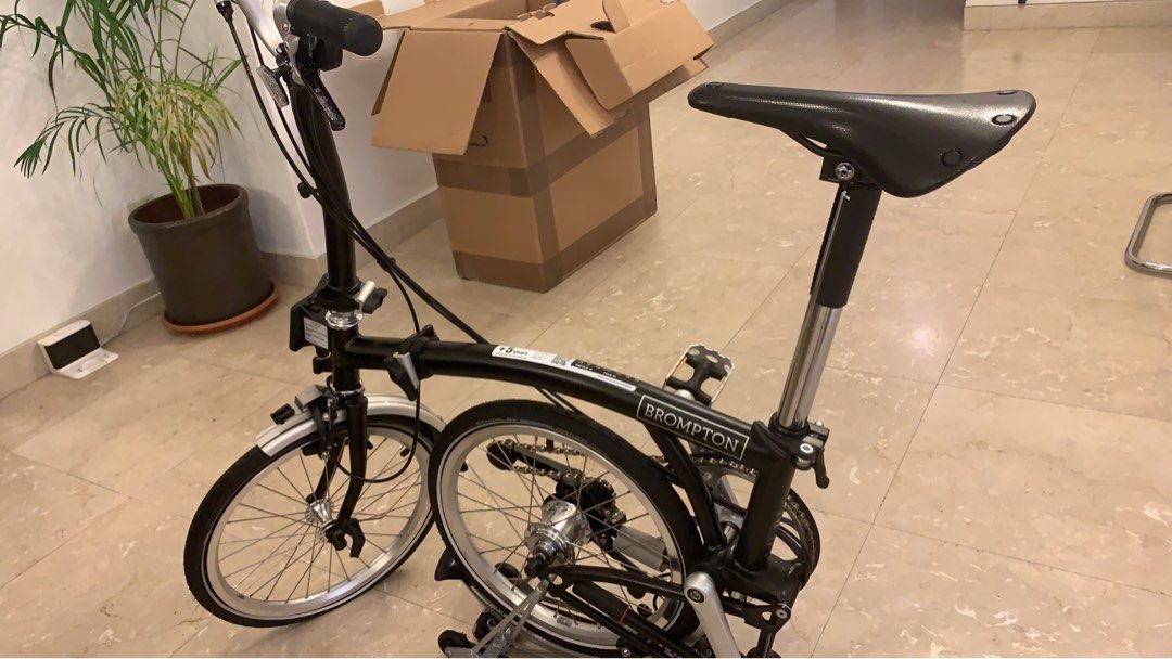 All black Brompton M6R imported from UK Sports Equipment Bicycles Parts Bicycles on Carousell