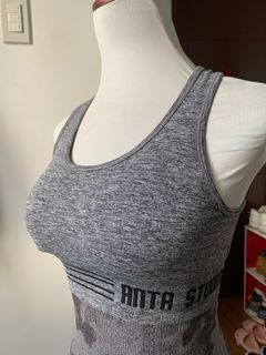 Anta grey sports bra