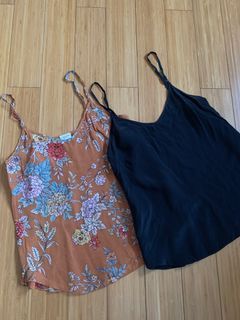 Aritzia Wilfred Silk camisoles size XS and S