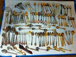 Assorted spoon fork teaspoon etc from Japan