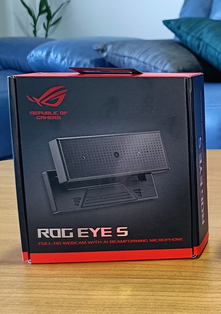 Asus ROG Eye S Full HD 60 FPS Webcam with AI bean performing microphone (2  year Asus warranty), Computers & Tech, Parts & Accessories, Webcams on  Carousell