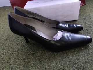 Authentic Bally Black Leather Shoes sz 36
