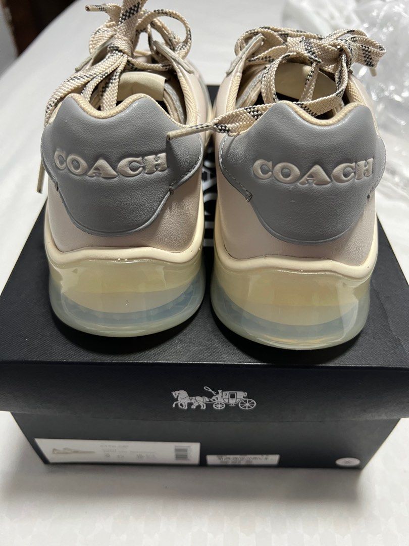 Men's coach white sneakers discount