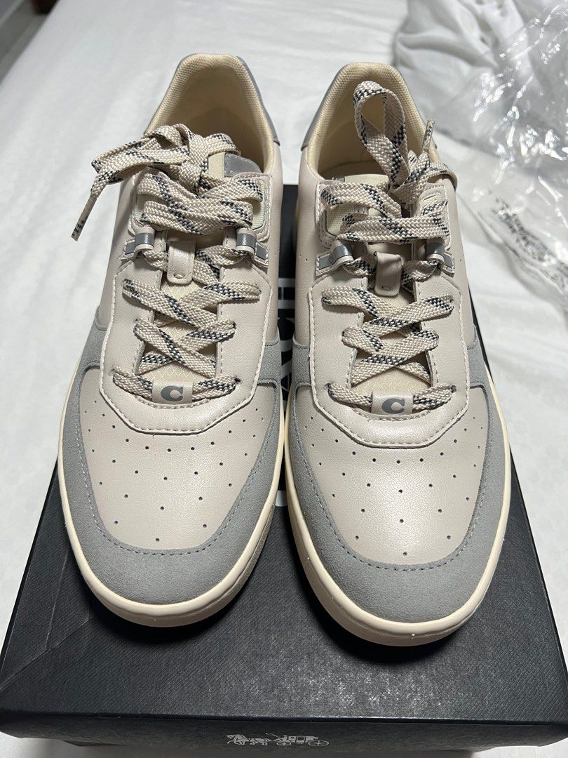 Men's coach white sneakers online
