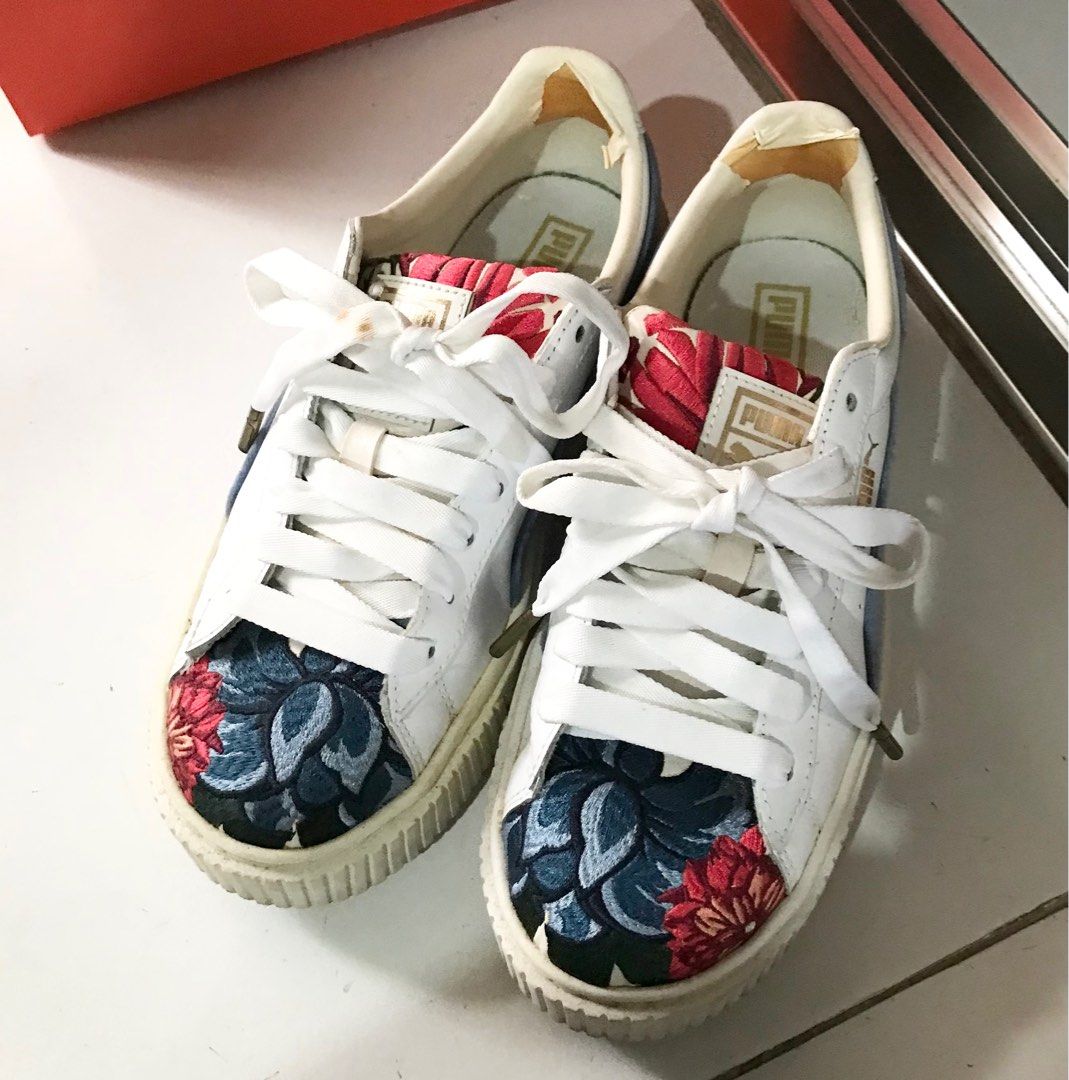 Platform hyper unset embroidered women s sneakers