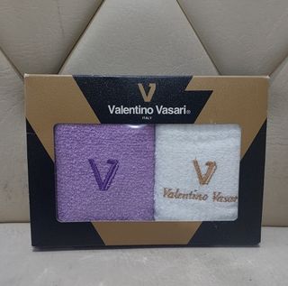 Authentic Valentino Vasari face towel