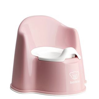 BabyBjorn Potty Chair, Powder Pink/White
