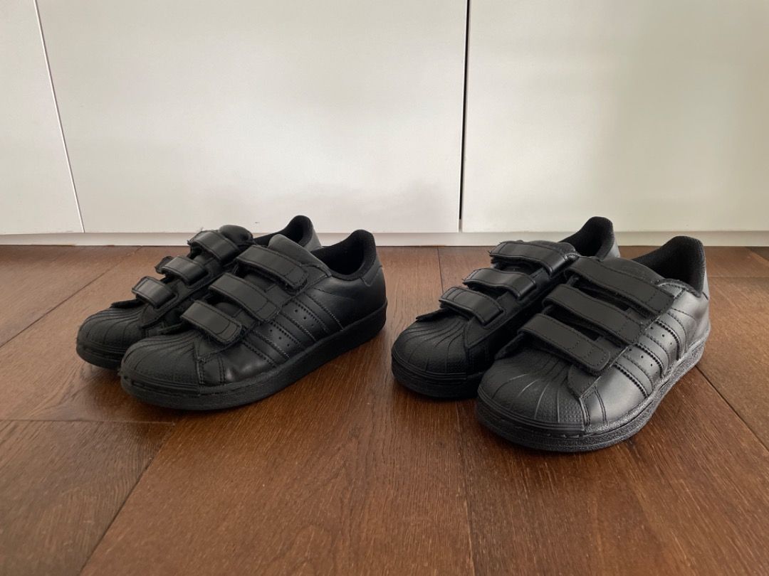 All black adidas youth on sale