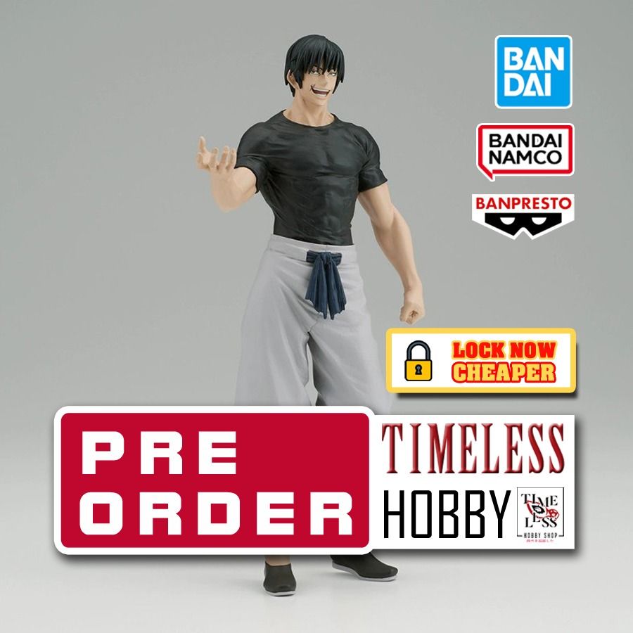 BANPRESTO Toji Fushiguro Figure KING OF ARTIST Jujutsu Kaisen Touji BANDAI  SPIRITS NAMCO 正版日版模型呪術廻戦咒术回战万代魂眼镜厂伏黒甚爾 TIMELESS HOBBY