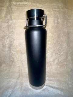 Black Tumbler Stainless Thermal with Handle The Village of Erin Meadows