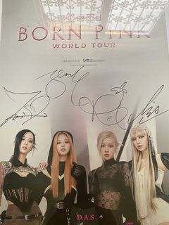 Blackpink Born Pink World Tour Poster
