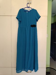 Teal Green Gown M to XXL Women s Fashion Dresses Sets