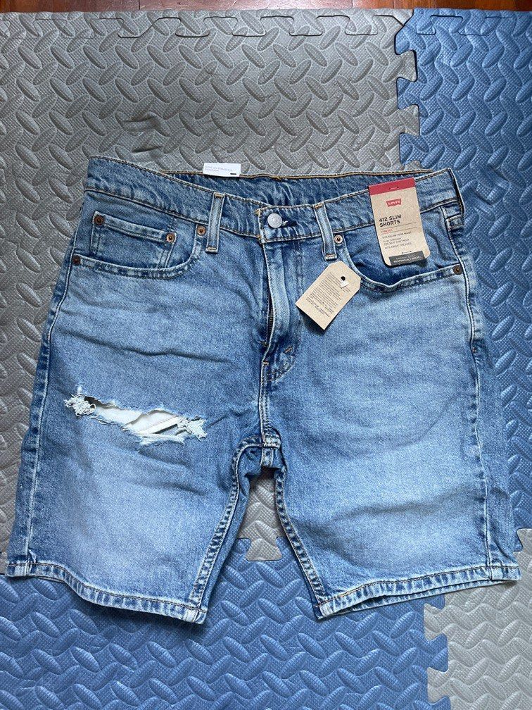 BN LEVIS STRETCH Denim Shorts Men s Fashion Bottoms Shorts on