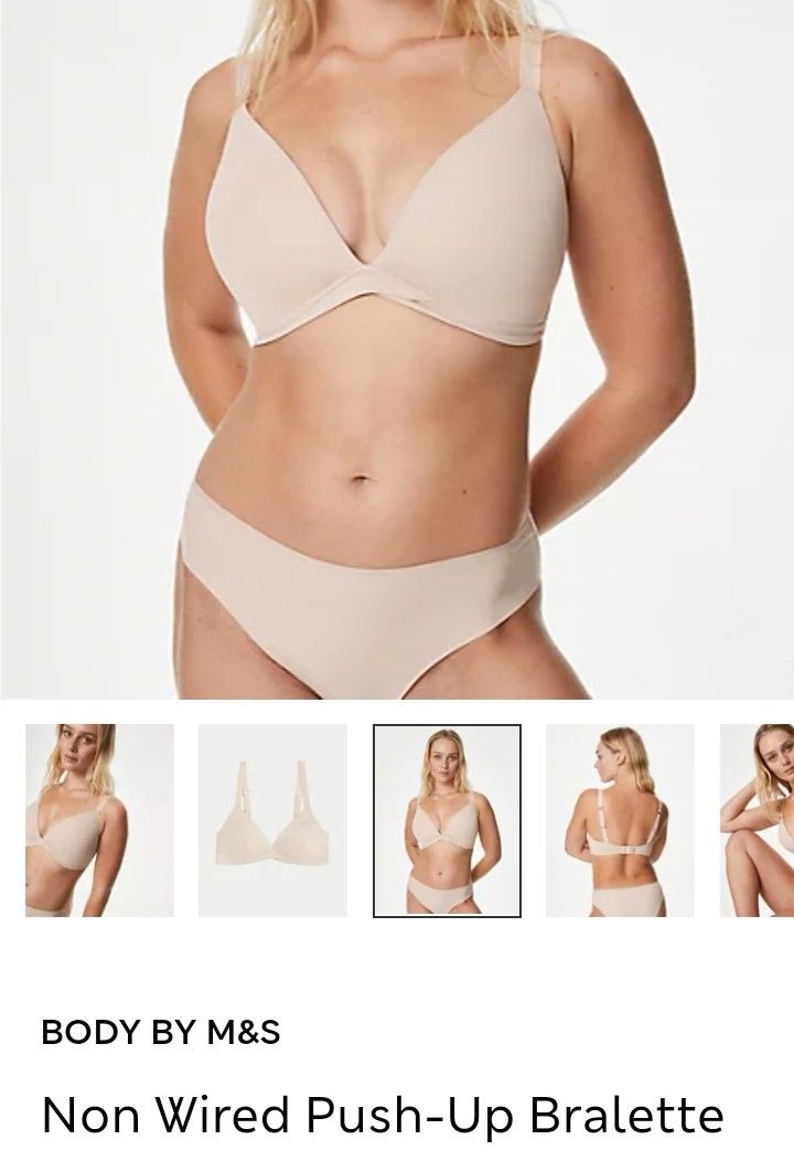 October Sales Sale Marks & Spencer bra minimiser underwire bras White Nude  Beige White Size 34B, Women's Fashion, New Undergarments & Loungewear on  Carousell