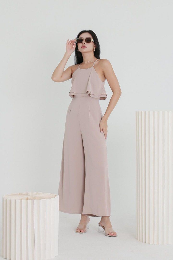 Fayth - Jacques Pleated Maxi Jumpsuit