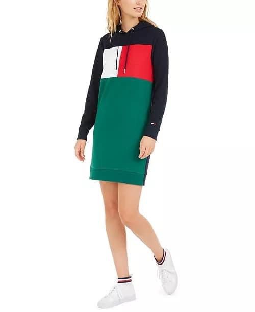 Brand New Sale Tommy Hilfiger Logo Sweatshirt Hoodie Dress Carousell