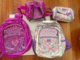 Bundle backpacks and lunch bag
