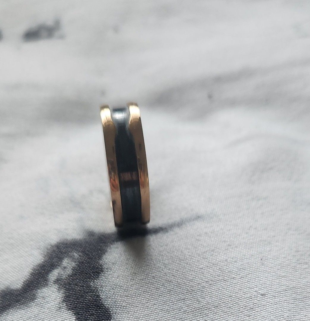 Bvlgari black sales ring