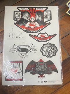 Bvs Batman Vs V Superman Poster by Hot Toys Original Man of steel sealed