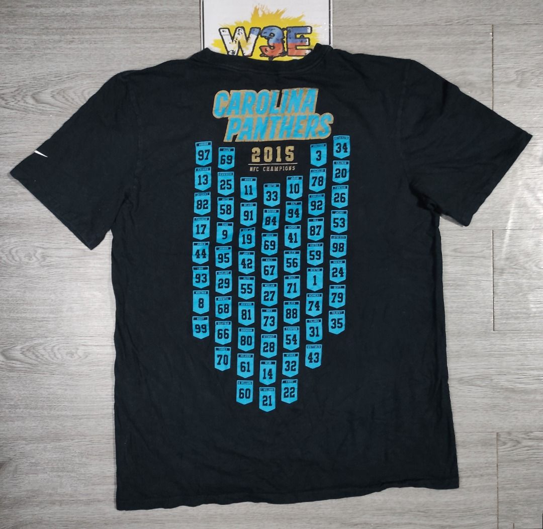 Carolina panthers championship tshirt sales
