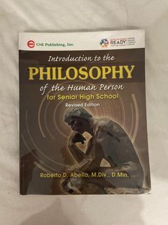 C&e Philosophy SHS book