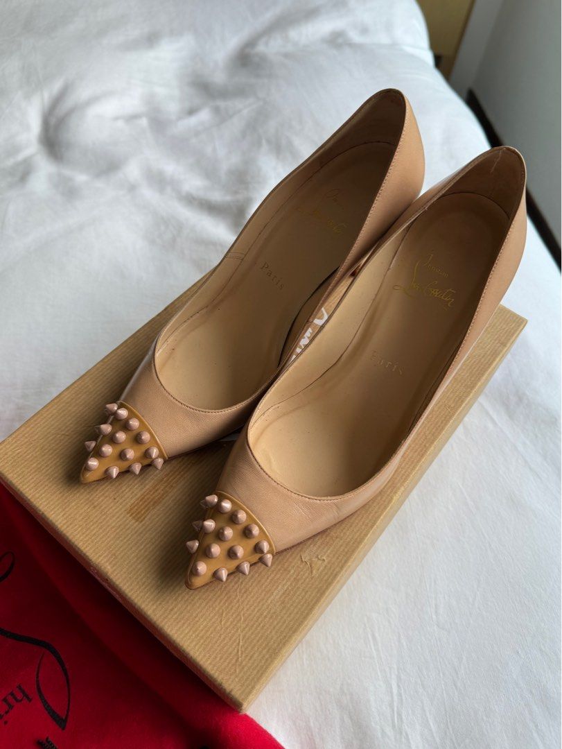 Christian Louboutin Size 36.5 heel 8.5cm Women s Fashion
