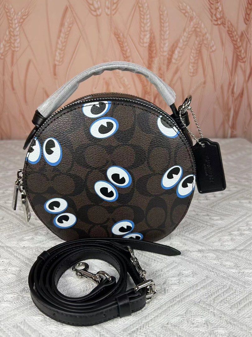 Coach Disney cm766 eye box bag slingbag, Women's Fashion, Bags