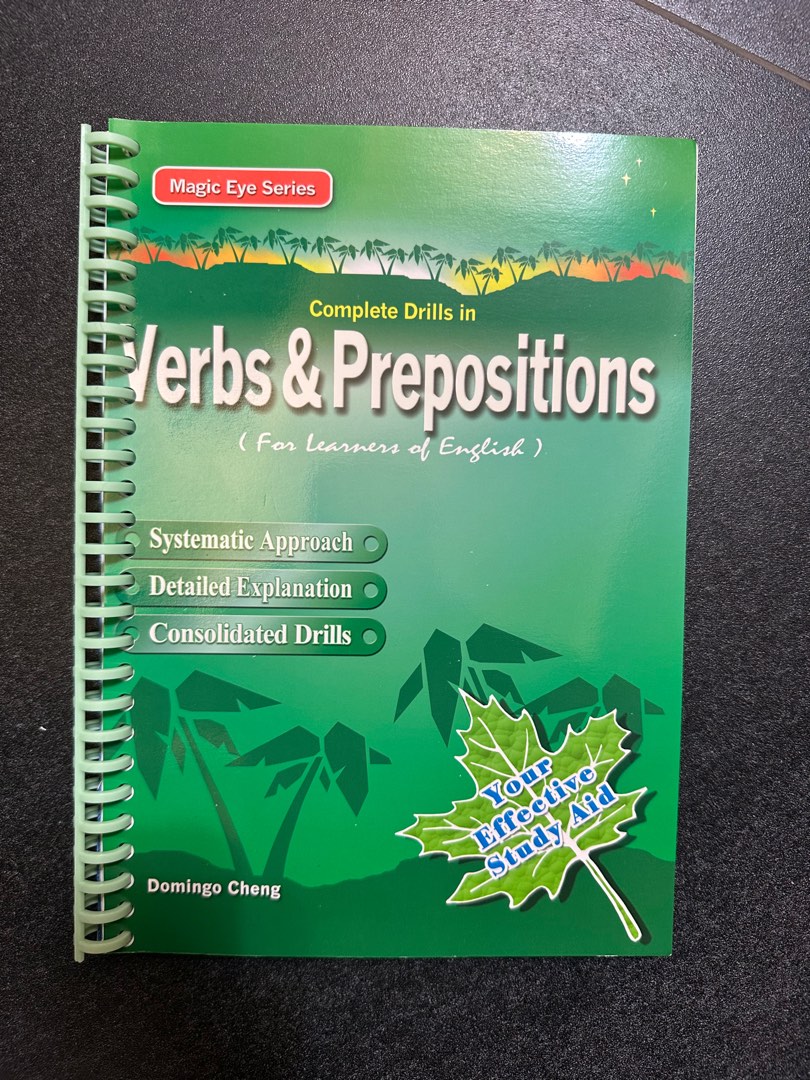 Verb Prep Complete Drills in Verbs & Prepositions, 興趣及遊戲, 書本 & 文具, 補充練習 - Carousell