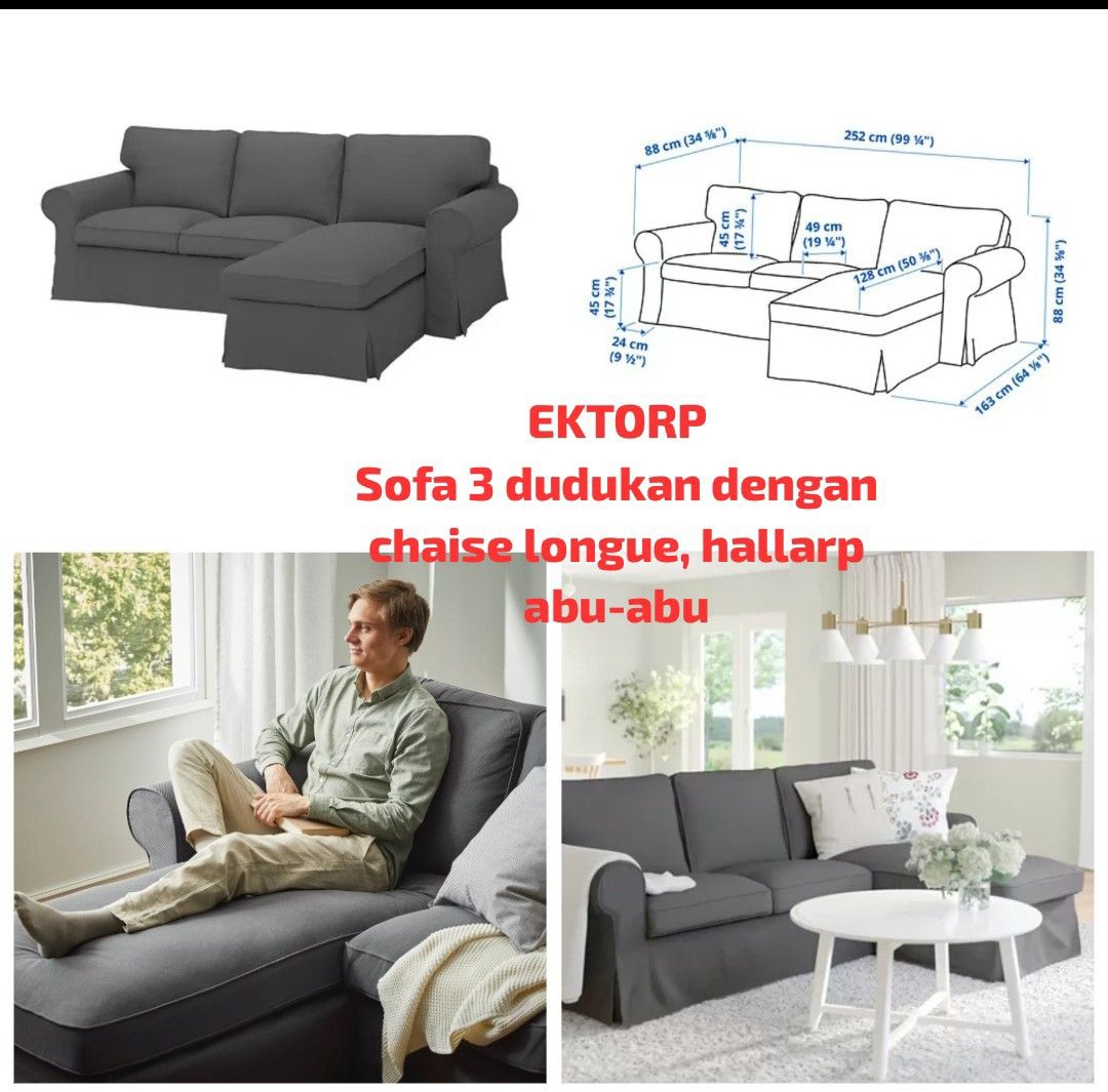 Grey Ektorp Sectional Measurements Custom Made Dark Gray Sofa Cover For  IKEA Ektorp Qatar Ubuy