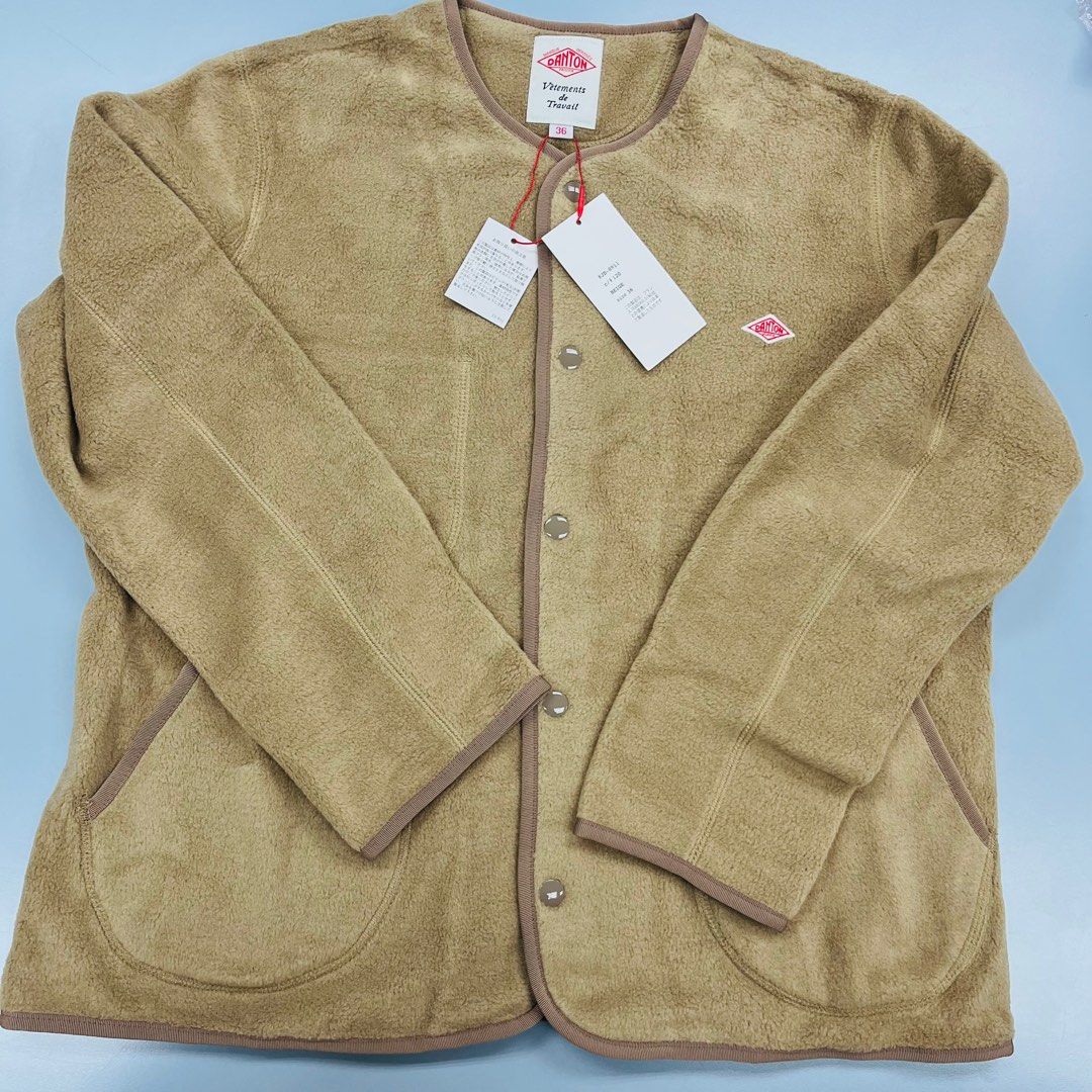 新年旺色Danton全新黑色搖粒絨外套36 SML可穿Jacket Coat, 女裝, 外套