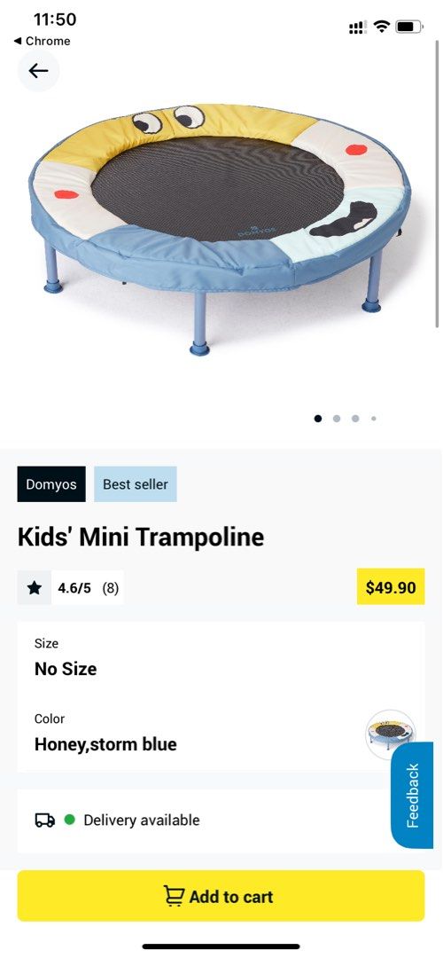 Domyos mini trampoline 2025