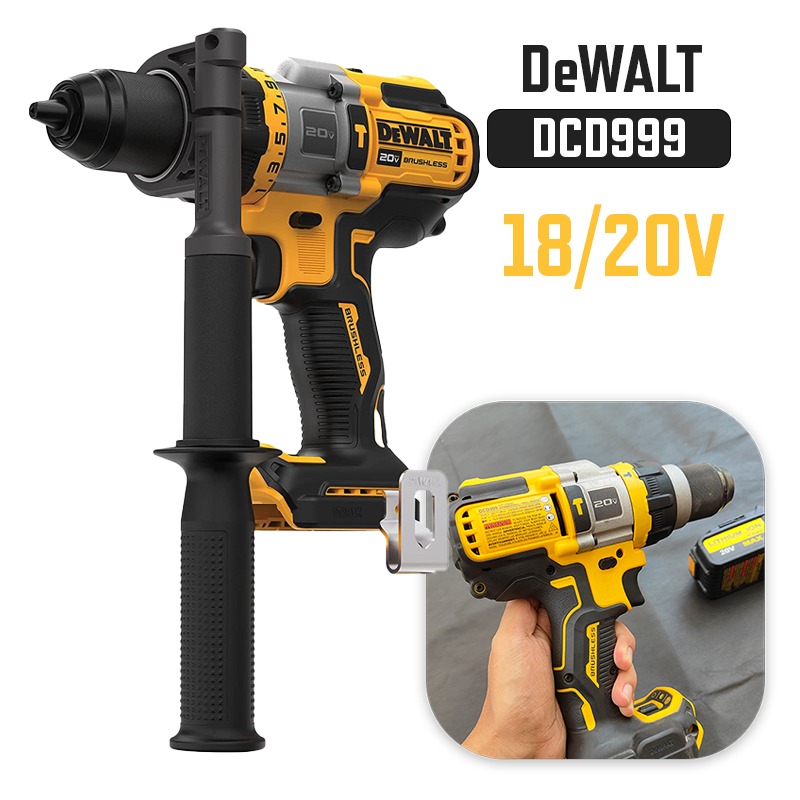 DeWALT Cordless DCD999 20V MAX 1 2 in. Brushless Hammer Drill