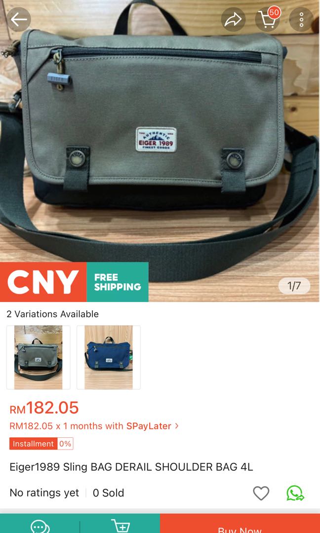 Eiger messenger online bag