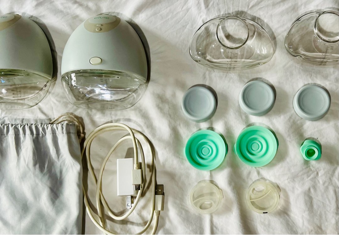 Elvie Double Electric Wearable Smart Breast Pump Silent Hands-Free