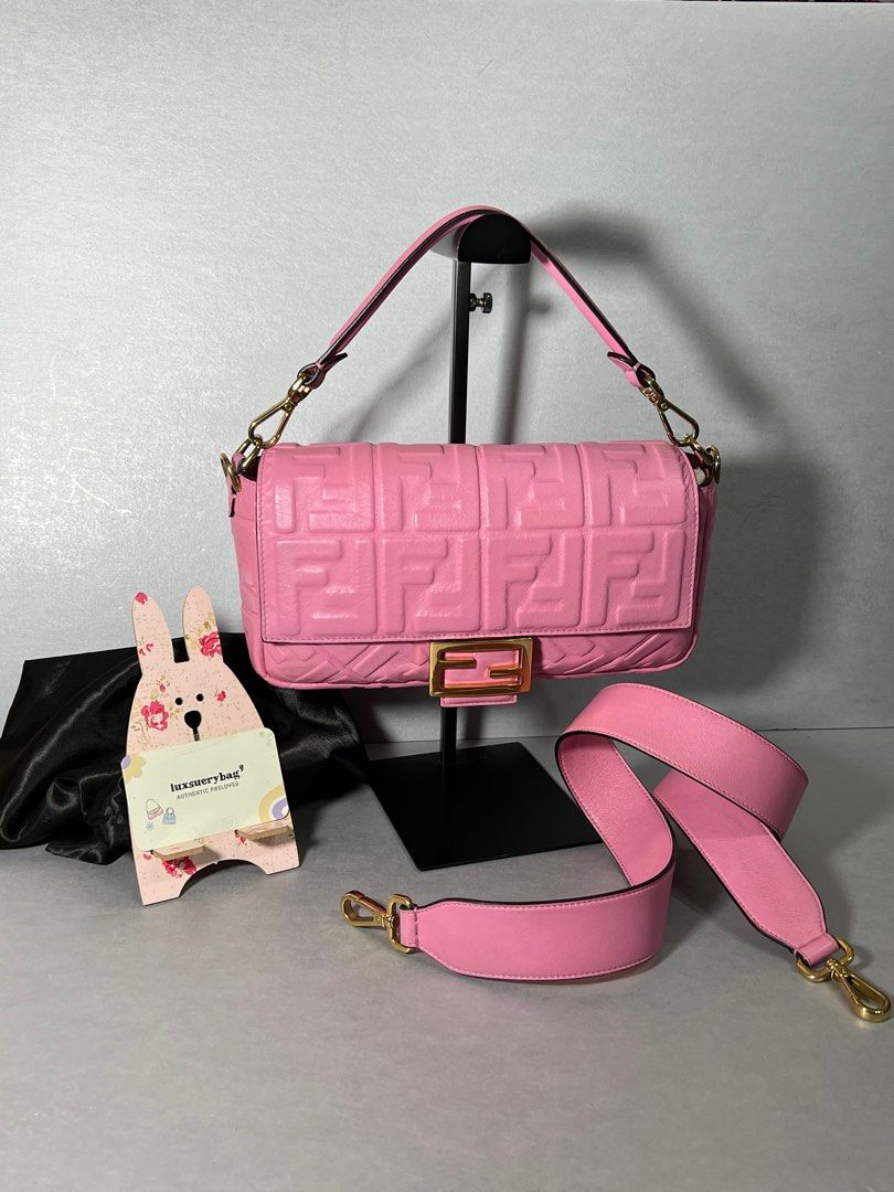 Fendi baguette pink discount