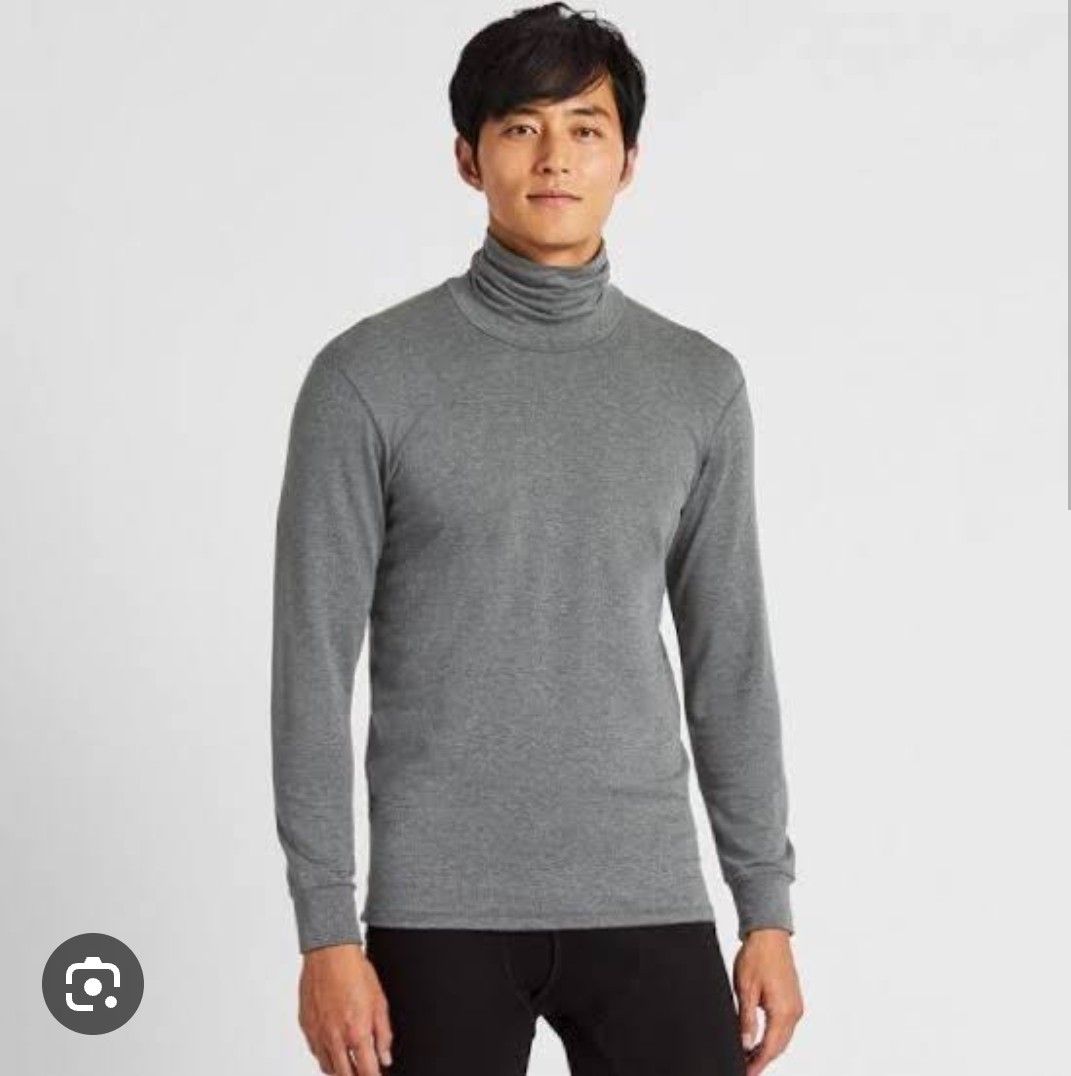 Uniqlo men's heattech turtleneck online