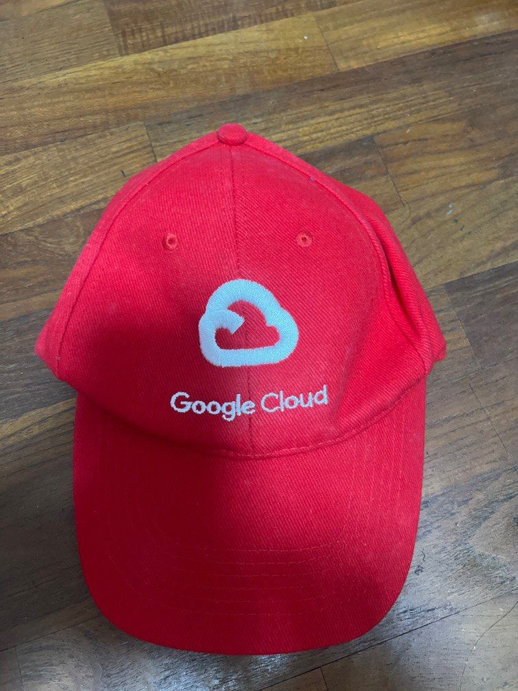 Google Cloud Hat (Category: Caps & Hats) located in Singapore. Submitted by ratsoft (Listing ID 1284555507, Image 1). Description: Google Cloud Hat - Red colour Recieved as a swag .