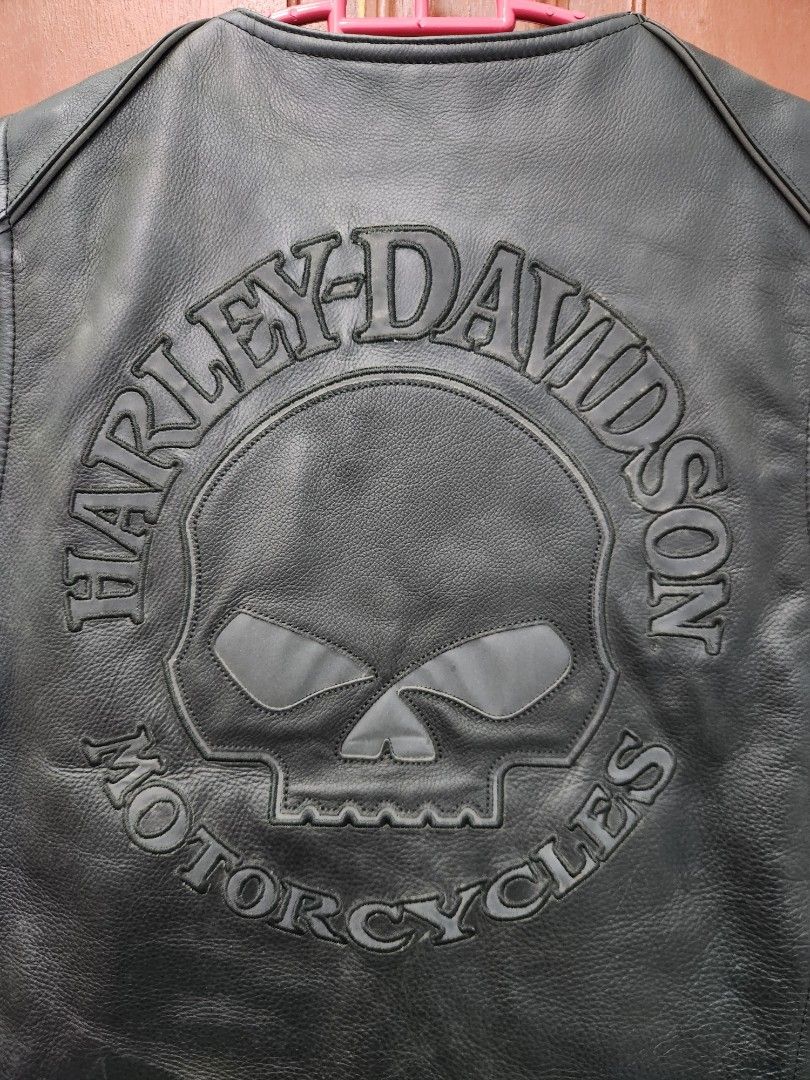 Harley davidson skull vest discount