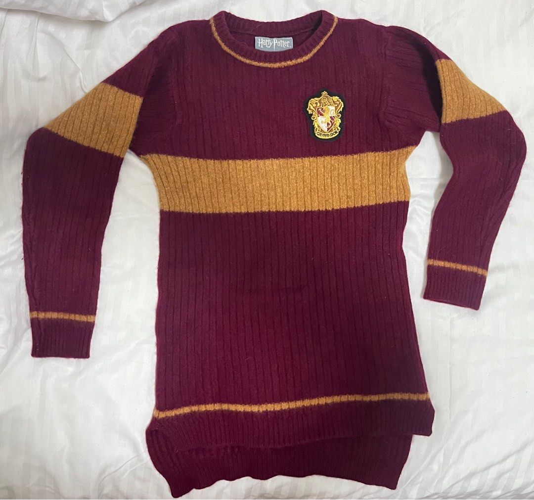 Harry Potter Gryffindor Quidditch Knitted Jumper Sweater Women s
