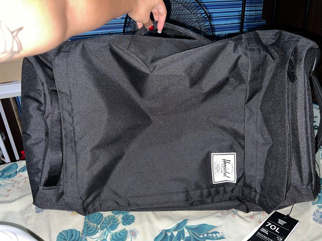 HERSCHEL WHEELIE OUTFITTER 70L BLACK LUGGAGE