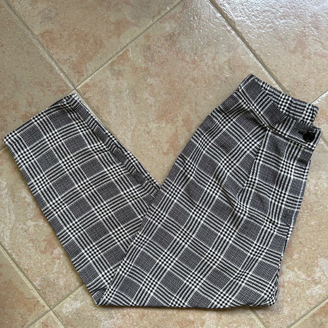Checkered pants h&m cheap