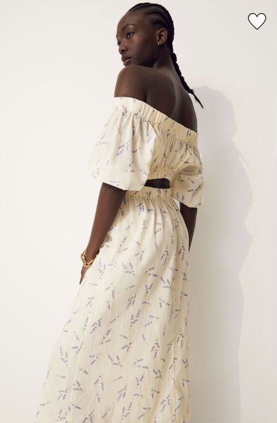 H&m new arrivals lavender dress