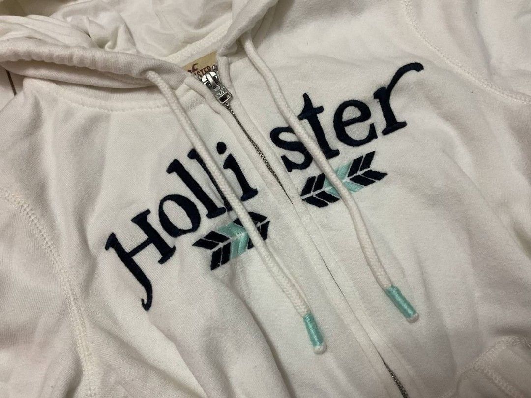hollister angel white hoodie Women s Fashion Coats Jackets and