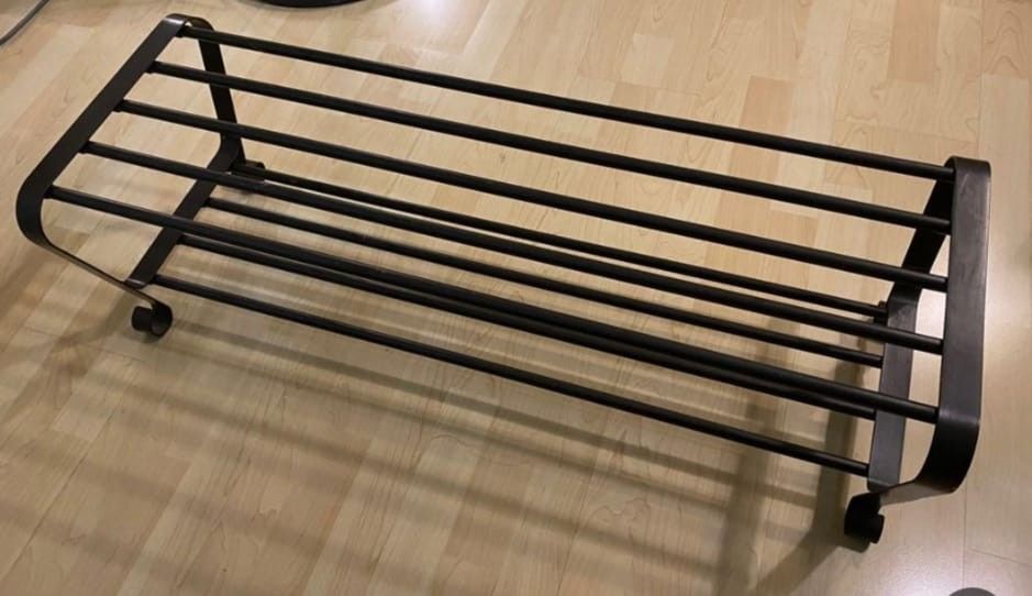 Ikea portis metal shoe rack organsier